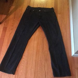 Levi black skinny jeans